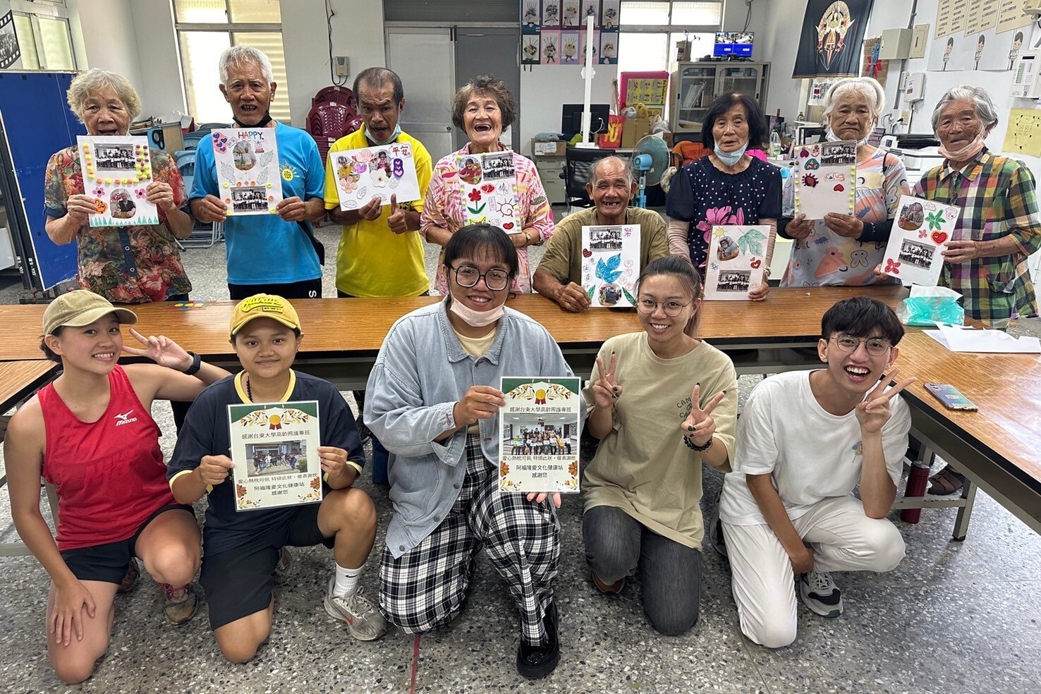 本學期最後一次活動帶領後的合影