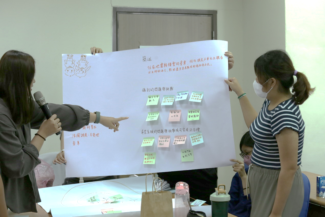 4/25 設計思考工作坊：從思考到實踐，設計自己也設計別人 分組發想 階段分享
